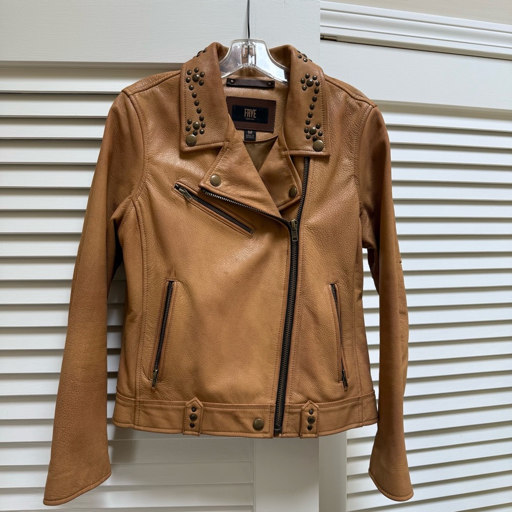 Frye Women's Tan Leather Jacket